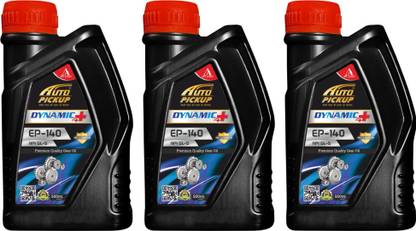 AUTO PICKUP Premium Quality Combo Pack Of 3 Dynamic Plus EP-140 API GL-5 High Performance Gear Oil