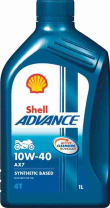 Shell Advance 10W-40 API SN MA2 Ax7 synthetic for Bike SHELL ADVANCE Ax7 SYNTHETIC ENGINE OIL FOR BIKE Synthetic Blend Engine Oil
