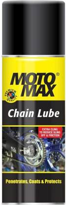 Motomax Chain Lube Spray to prevent breakage in Bikes and Cars Chain Lube Aerosol Spray | Lubrication & Corrosion protection Chain Oil