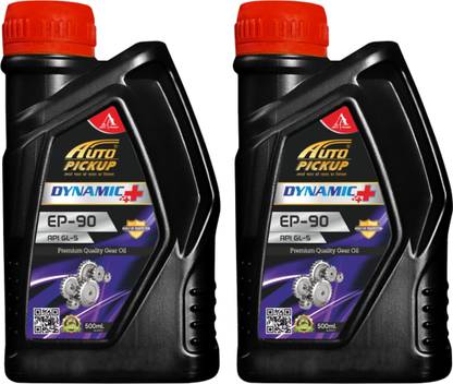 AUTO PICKUP Premium Quality 500ml Combo Pack of 2 EP-90 API GL-5 Dynamic Plus Gear Oil