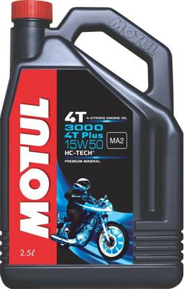 MOTUL 3000 4T PLUS 15W50 2.5 L Full-Synthetic Engine Oil