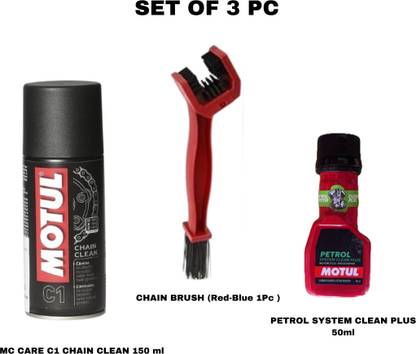 MOTUL MC CARE C1 PETROL SYSTEM CLEAN PLUS CHAIN CLEAN & PETROL SYSTEM CLEAN PLUSH Chain Oil