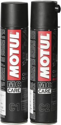 HouseOfCommon MOTUL Combo of Chain Cleaner and Lube For all Bikes MC CARE C1-C2 Chain Oil