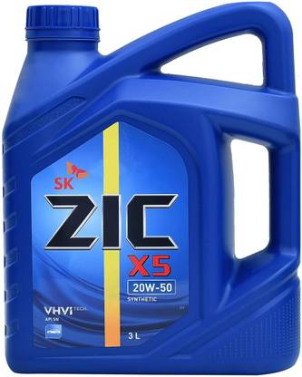 SK ZIC X5 20W-50 Synthatic High Performance Engine Oil