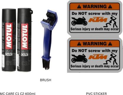MOTUL MTCD-071-Brush-PVC Sticker MC CARE C1-C2 Chain Oil