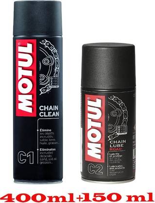 MOTUL C1 Chain clean And C2 Chain Lube Chain Oil