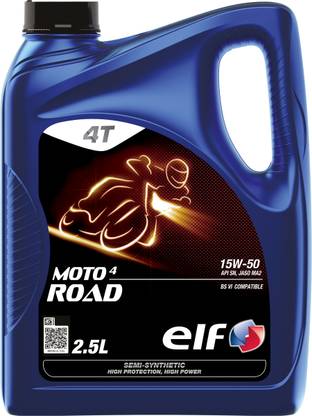 Elf Road 15W-50 Synthetic Blend Engine Oil