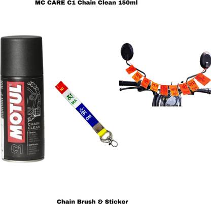 MOTUL MTCD-124 C1 Chain Cleaner C1 + KEY CHAIN + FLAG Chain Oil