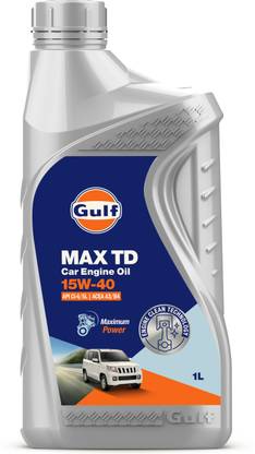 Gulf MAX TD 15W40 4 Wheeler Passenger Car High Performance Engine Oil