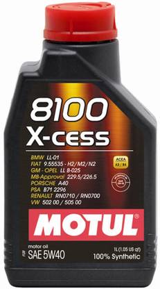 MOTUL 81005W-40 SAE 5W-40 Full-Synthetic Engine Oil