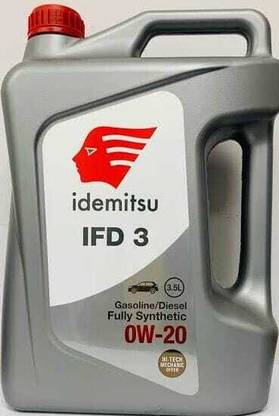 IDEMITSU IFD3 0W-20 Fully Synthetic IFD3 0W-20 Fully Synthetic For New Generation BS-6 Petrol, CNG, Car's. Full-Synthetic Engine Oil