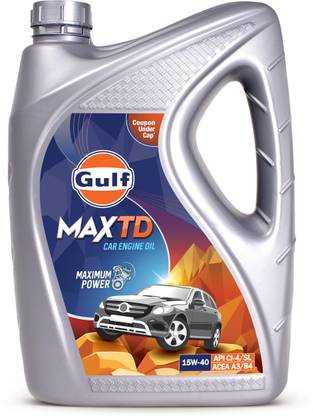 Gulf MAX TD 15W40 4 Wheeler Passenger Car High Performance Engine Oil