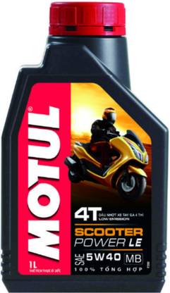 MOTUL Scooter Power Le 4T 5W-40 Full-Synthetic Engine Oil