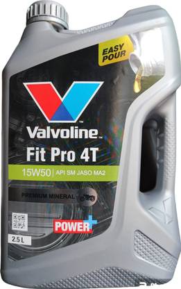 VALVOLINE 15W50 Fit Pro 4T Mineral Engine Oil Price in India - Buy ...