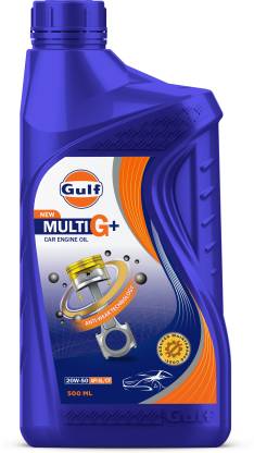 Gulf MULTI G+ 20W50 4 Wheeler Passenger Car High Performance Engine Oil