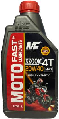 Moto Fast 20W40 1200ml Engine Oil 20W40 Synthetic Blend Engine Oil