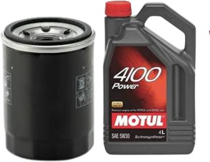 TENZ 4100 POWER 5W30 ENGINE OIL & OIL FILTER FOR OUTLANDER Chain Oil