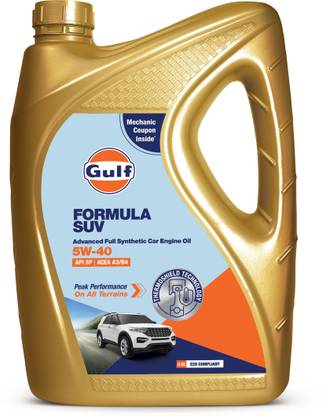 Gulf FORMULA SUV 5W40 4 Wheeler Passenger Car Full-Synthetic Engine Oil