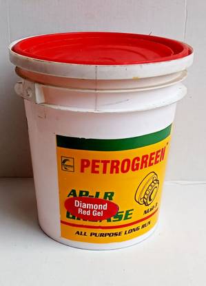 PETROGREEN Diamond Red Gel Grease 2kg With Complete protection to anti-friction bearing Grease