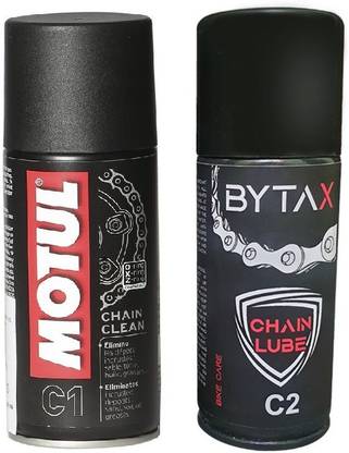 MOTUL C1 CHAIN CLEANER AND BYTA X C2 CHAIN LUBE Chain Oil