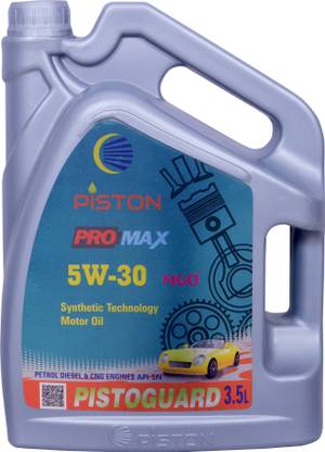 piston 5W-30 API SN For Petrol,Diesel & CNG Cars Synthetic Blend Engine Oil