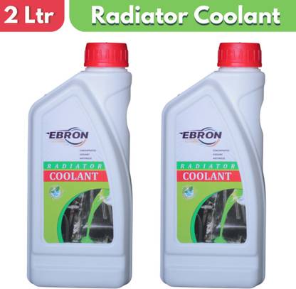 EBRON Radiator Antifreeze Coolant, For Car & Bike-(pack of 2) Coolant Green