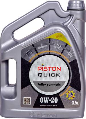 piston 0W-20 API SN/CF,ACEA A3/B4 For Petrol & Diesel Cars Full-Synthetic Engine Oil