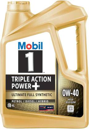 MOBIL1 Mobil 1 0W-40 Mobil 1™ Triple Action Power+ 0W-40(4LTR) Full-Synthetic Engine Oil