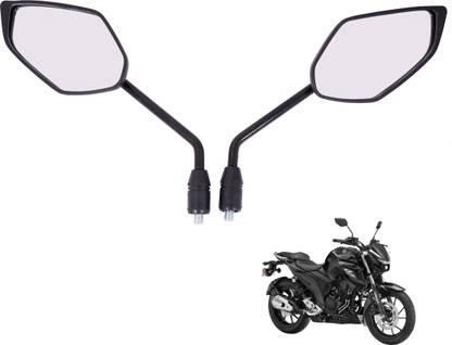 VKHAS Manual Rear View Mirror, Dual Mirror For Yamaha FZ-S