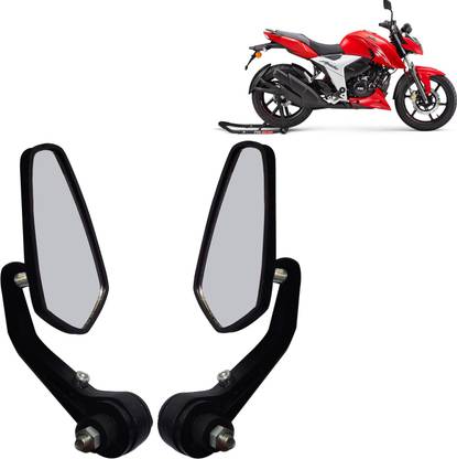 DvineAutoFashionZ Manual Rear View Mirror For TVS Universal For Bike