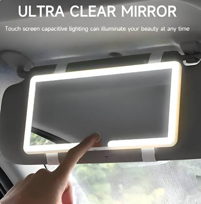 rich mart Manual Vanity Mirror For Universal For Car 1 Series