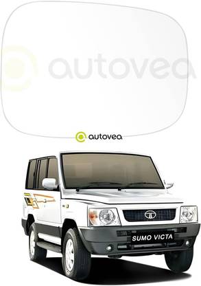 KING GENUINE Manual Driver Side, Rear View Mirror For Tata Sumo