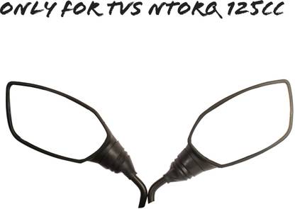 VKHAS Power Dual Mirror, Rear View Mirror For TVS Universal For Bike