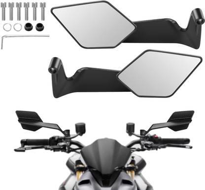 OTO2EYE Manual Rear View Mirror For Universal For Bike Universal For Bike