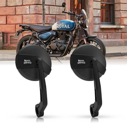 OTO2EYE Manual Rear View Mirror For Royal Enfield Universal For Bike