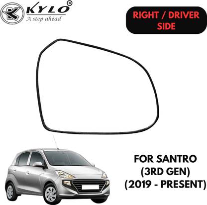kylo Manual Driver Side, Rear View Mirror For Hyundai Santro