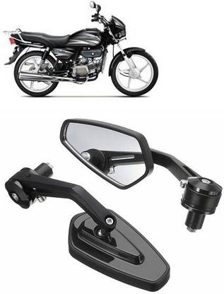 Pious Manual Rear View Mirror, Passenger Side, Driver Side For Bajaj, Hero, Honda, KTM, Royal Enfield, Suzuki, Yamaha, TVS, Universal For Bike Standard 350 Twin Spark, Super Splendor, Thunderbird 350, Universal For Bike