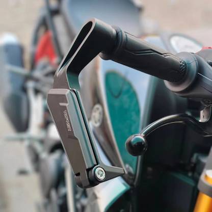 TRYFLY Manual Rear View Mirror For KTM, Honda, Hero, Bajaj, Suzuki, TVS, Yamaha, Universal For Bike Universal For Bike