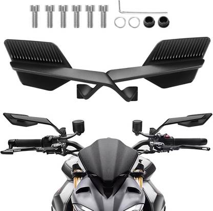 Atoray Manual Rear View Mirror For Universal For Bike Universal For Bike