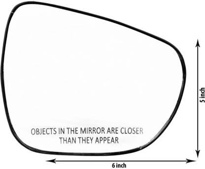 KING GENUINE Manual Driver Side, Rear View Mirror For Maruti Suzuki Alto K10