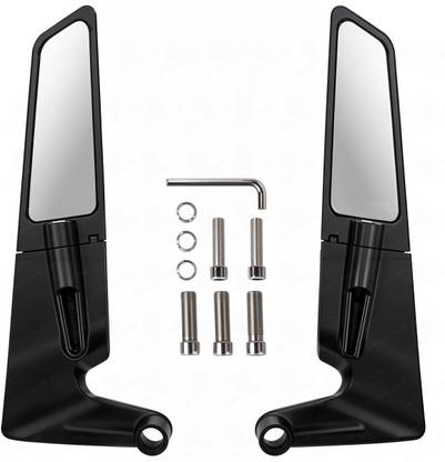 Otoroys Manual Rear View Mirror For Yamaha, Honda, KTM, TVS, Universal For Bike Universal For Bike