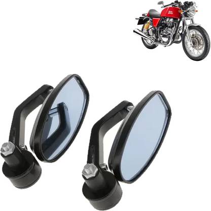DvineAutoFashionZ Manual Rear View Mirror For Royal Enfield Continental GT