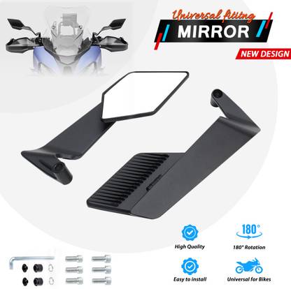 Otoroys Manual Rear View Mirror For Universal For Bike Universal For Bike