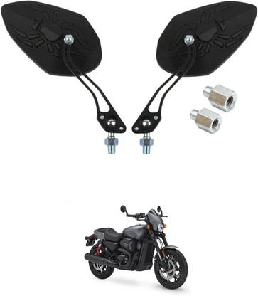 LOVMOTO Manual Rear View Mirror For Universal For Bike Universal For Bike