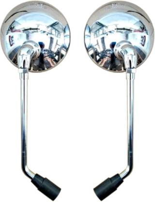 Bullkartzone Manual Dual Mirror For Royal Enfield Thunderbird 350, Classic 350, Classic 500