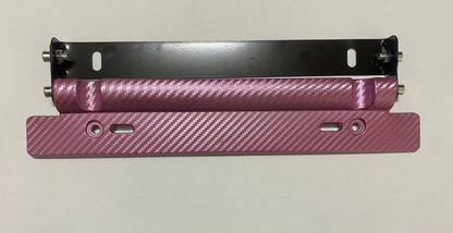 Auto MT PINK Car License Holder Number Plate Frame Adjustable License Plate Holder JDM Car Number Plate