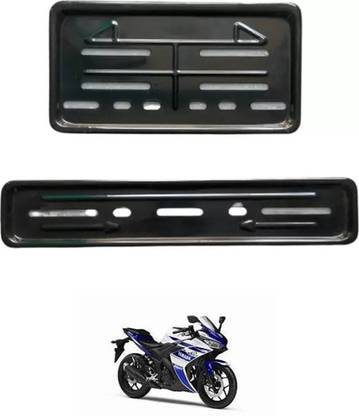 E-Shoppe Bike Number Plate Frame (Front & Back) For YZF R25 Bike Number Plate
