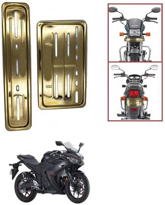 Znee Smart Bike Number Plates Frame Holders)-Front and Back for YZF R3 Bike Number Plate