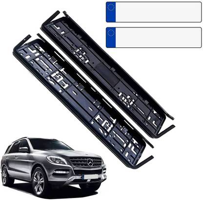 AUTO PEARL Car Number Registration Plate Holder Front-Back Compatible with ML Car Number Plate