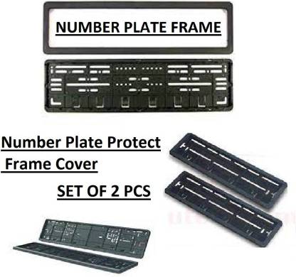 carbox Ultimate Quality Frame for All CAR Number Plates, ALL HSRP Vehicle Number Frame Car Number Plate